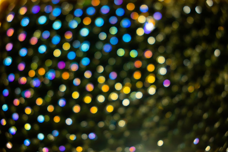A stunning display of colorful bokeh lights creating an abstract and vibrant background.