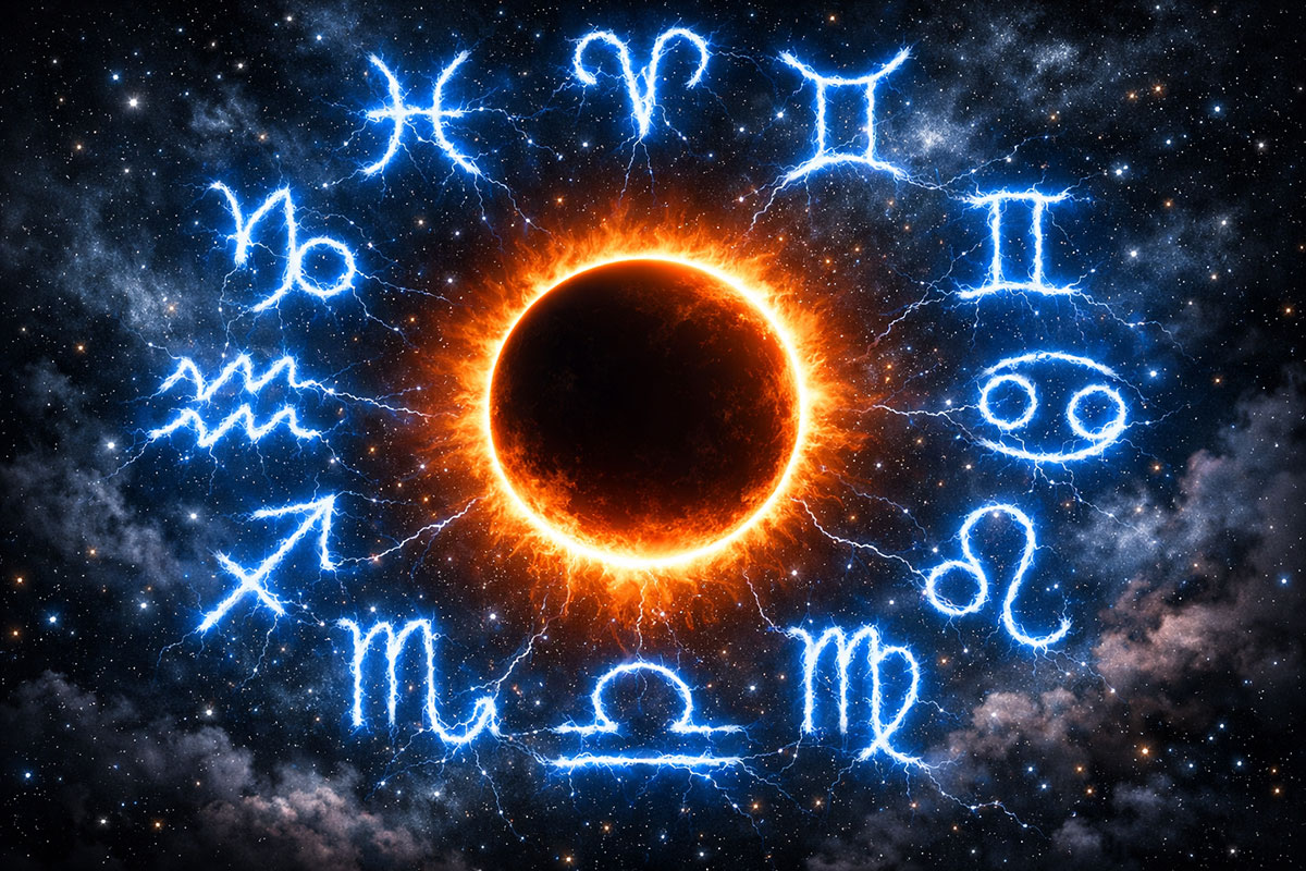 Dramatic solar eclipse photo taken in Mazatlán, Mexico, showcasing celestial beauty.