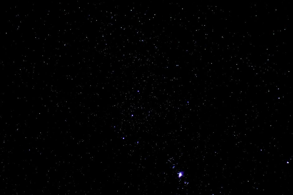 Beautiful starry night sky capturing constellations and celestial bodies.