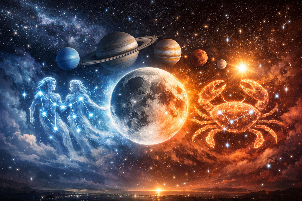 Horoscope Today: January 28, 2026 — The Gemini-Cancer Moon Shift & The Aquarius Stellium Power