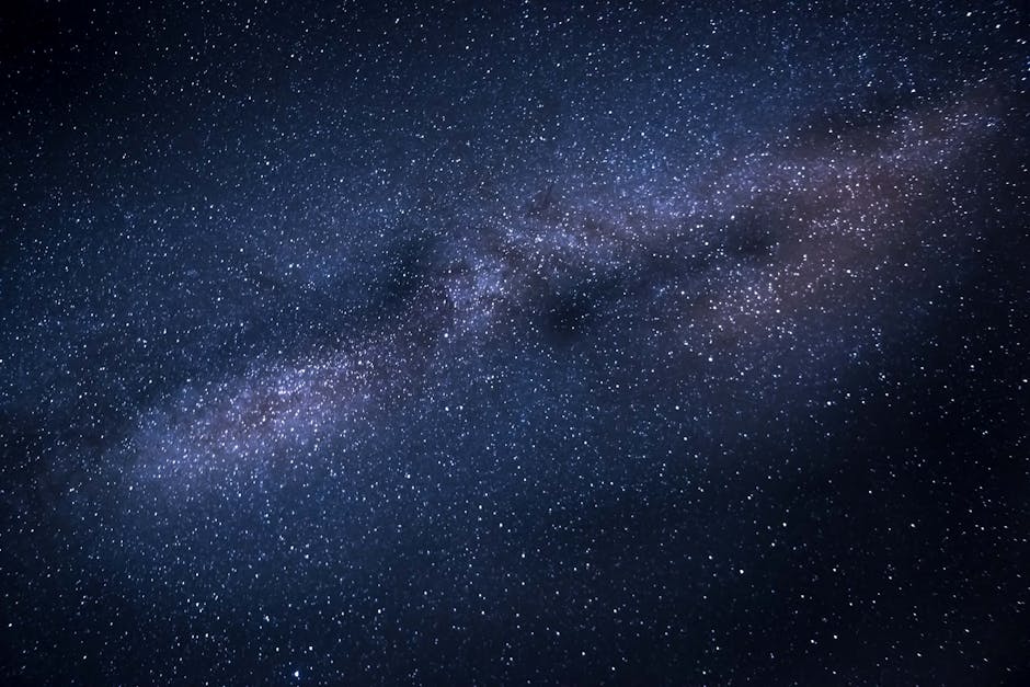 A breathtaking image capturing the Milky Way galaxy against a dark, starry night sky.