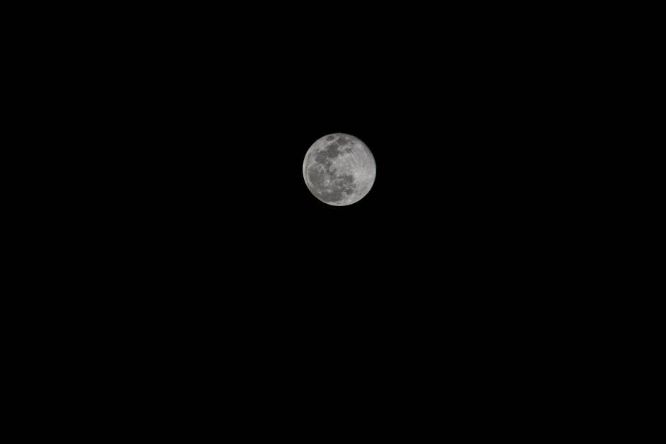 High-resolution photo of a full moon against a dark night sky.