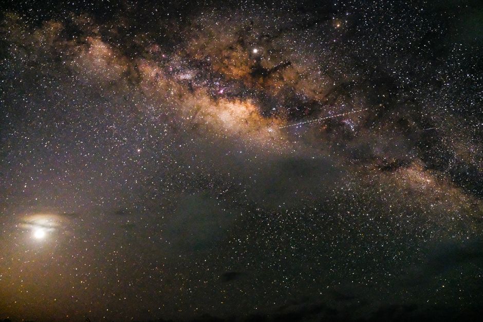 A breathtaking capture of the Milky Way galaxy, showcasing the brilliance of the starry night sky.